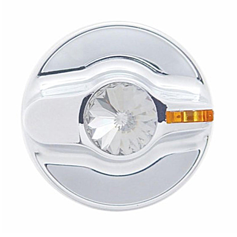Kenworth Signature A/C Control Knob (Indented, Amber, Blue, Clear, Green or Red Crystal)