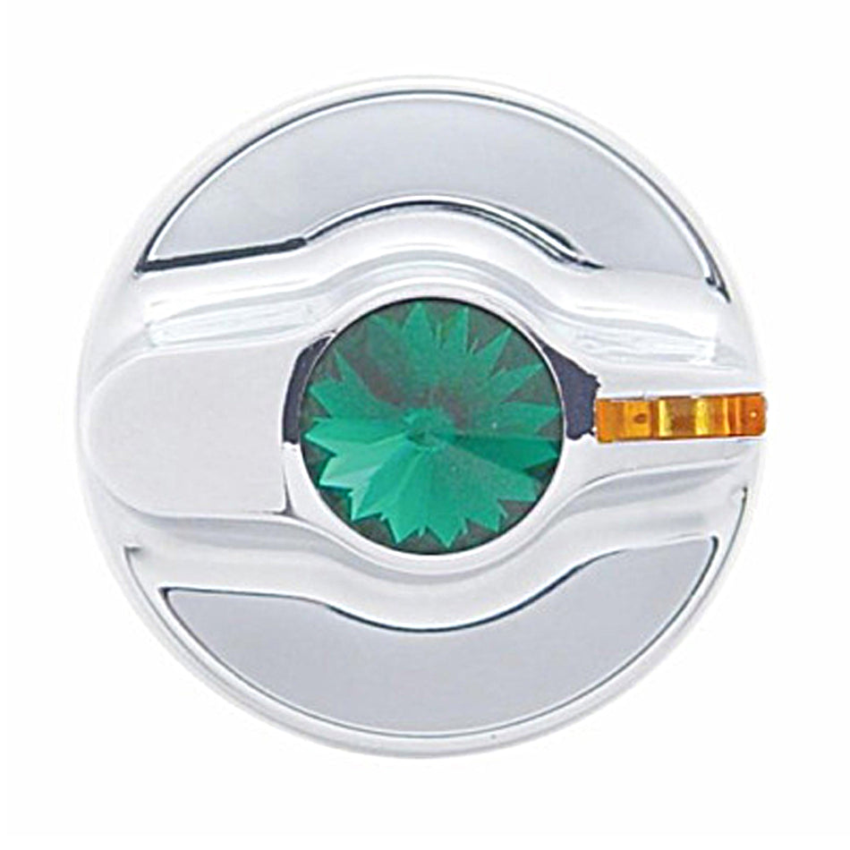 Kenworth Signature A/C Control Knob (Indented, Amber, Blue, Clear, Green or Red Crystal)