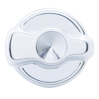 Chrome Plastic A/C Control Knob For Peterbilt (Indented, Amber, Blue, Clear, Green or Purple Crystal)