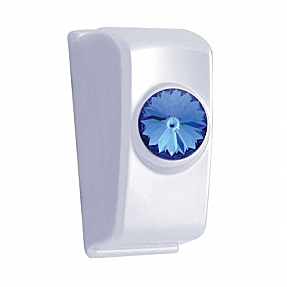 Chrome Rocker Switch Plug For 2006+ Kenworth (Amber, Blue, Clear, Green, Purple or Red Crystal)