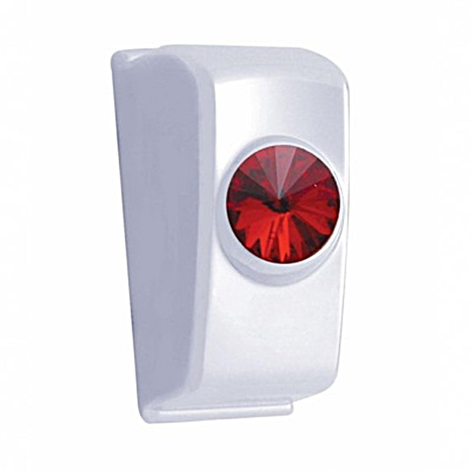 Chrome Rocker Switch Plug For 2006+ Kenworth (Amber, Blue, Clear, Green, Purple or Red Crystal)