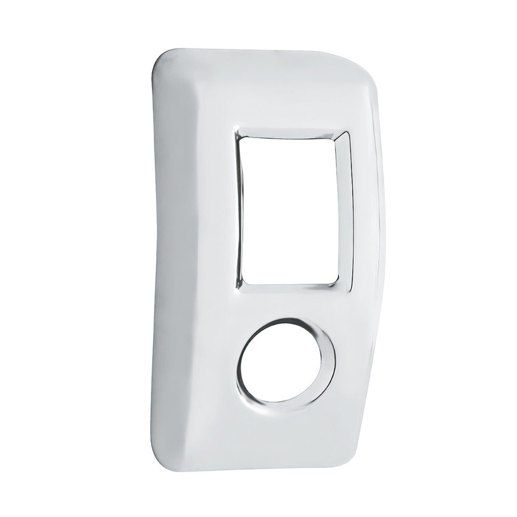 Chrome Plastic Dash Dimmer Switch Trim For 2006+ Kenworth W900/T800/T660/C500