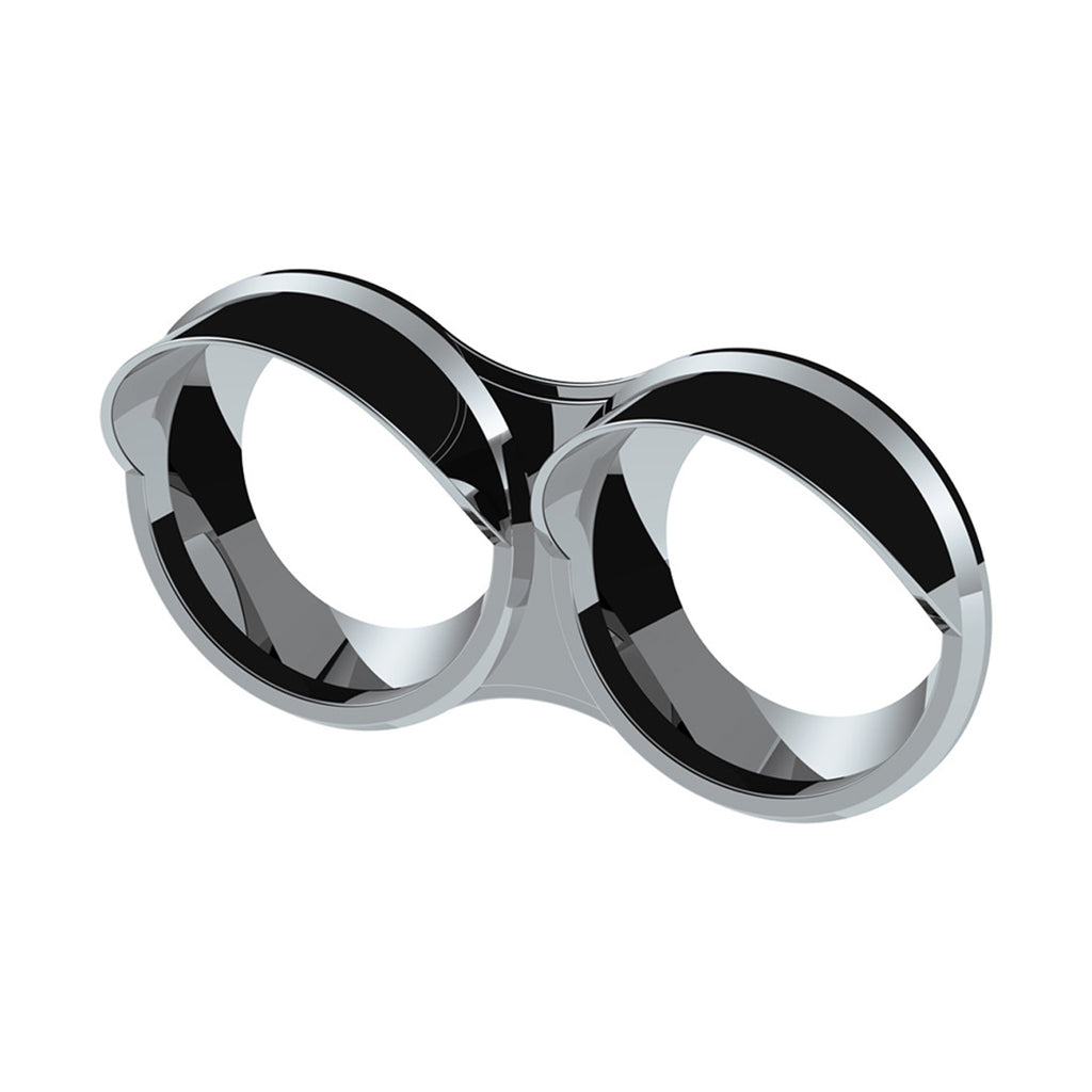 Small 2 Gauge Cluster Bezel With Visor For 2006+ Kenworth