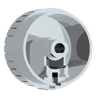 United Pacific - Chrome A/C Knob For Kenworth T680/T880 Sleeper