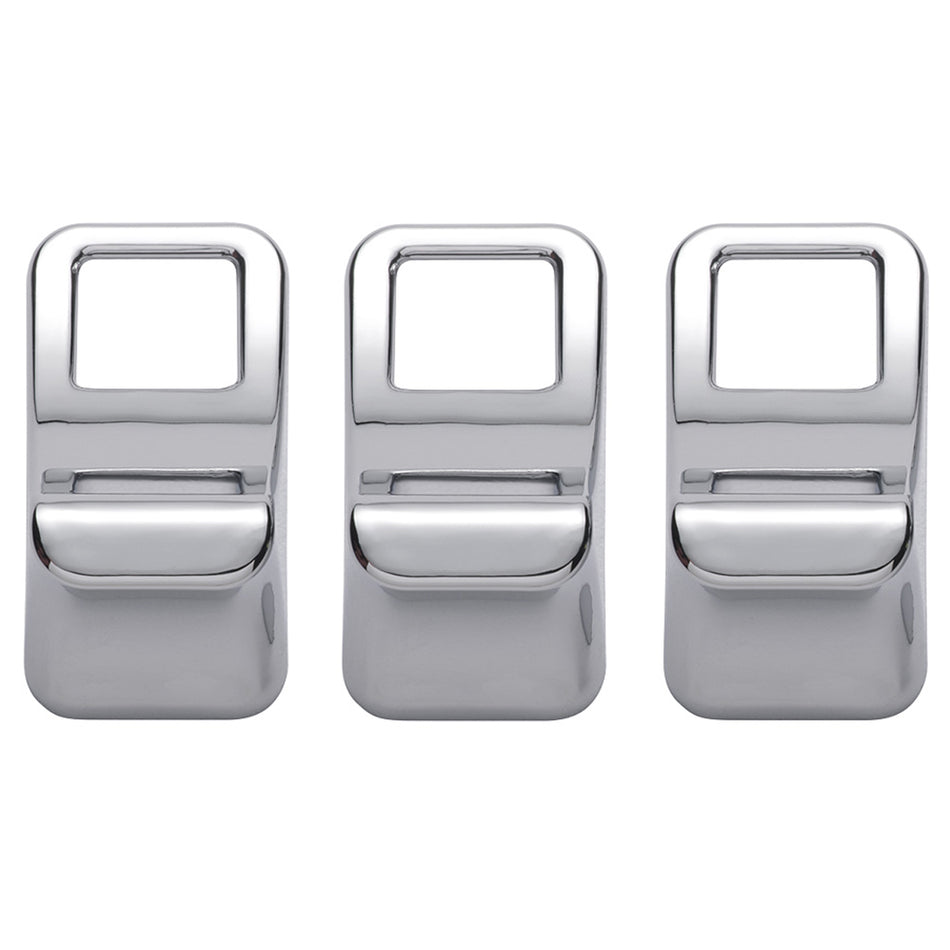 United Pacific - Chrome Switch Cover For Kenworth T680/T880/W990 (3-Pack)