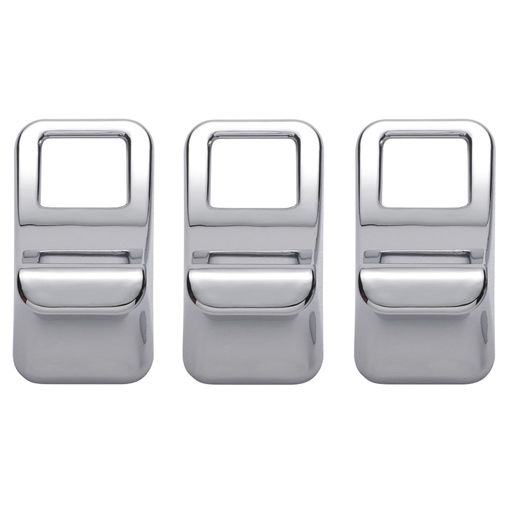 United Pacific - Chrome Switch Cover For Kenworth T680/T880/W990 (3-Pack)