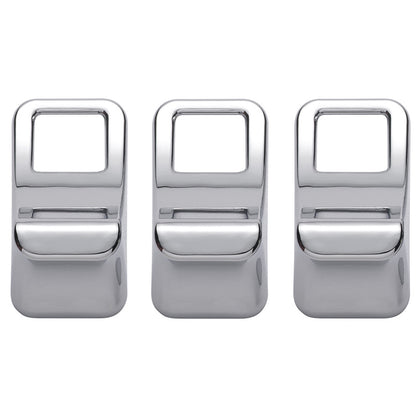 United Pacific - Chrome Switch Cover For Kenworth T680/T880/W990 (3-Pack)