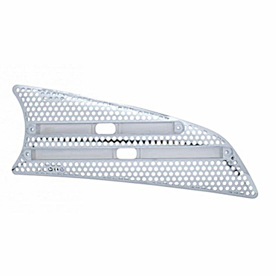 2007+ Kenworth T660 Chrome Air Intake - LED Cutout (Driver or Passenger Side)