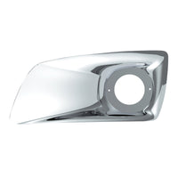 Chrome Plastic Fog Light Cover With Cab Light Opening For 2007-2017 KW T660 (Driver or Passenger Side)