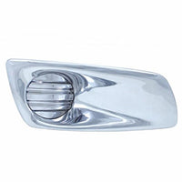 Chrome Plastic Fog Light Cover Without Light Opening For 2008-2017 Kenworth T660 (Driver or Passenger Side)