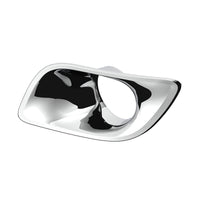 Chrome Plastic Fog Light Bezel For 2013-2021 Kenworth T680 (Driver or Passenger Side)