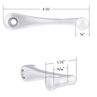United Pacific - Chrome Window Crank Handle For Peterbilt Trucks