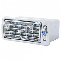 United Pacific - A/C Vent For Volvo (Indented, Blue, Clear, Green, Purple or Red Crystal)