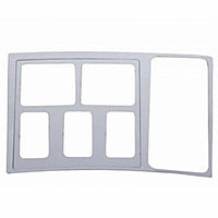 United Pacific - Volvo Stainless Center Switch Panel With Vent Trim
