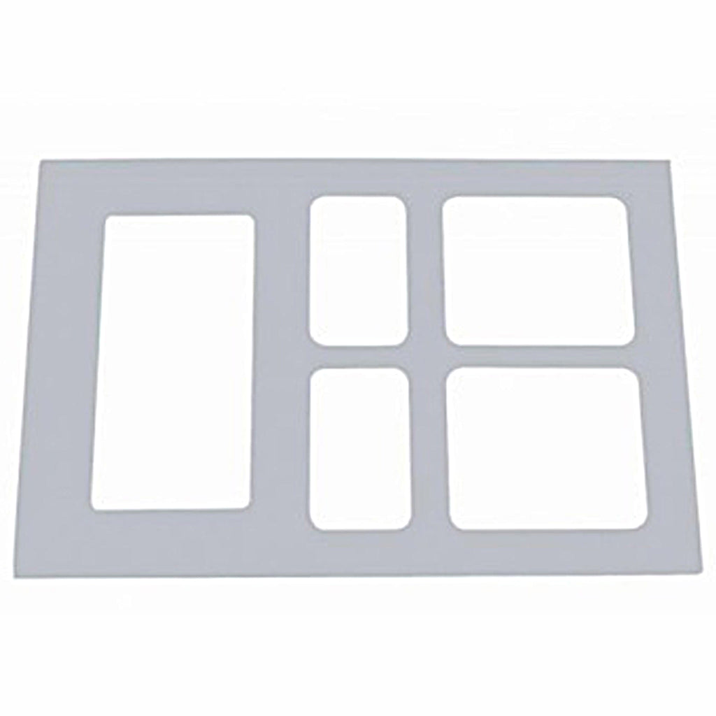 United Pacific - Volvo Stainless Switch Panel Trim With Gauge