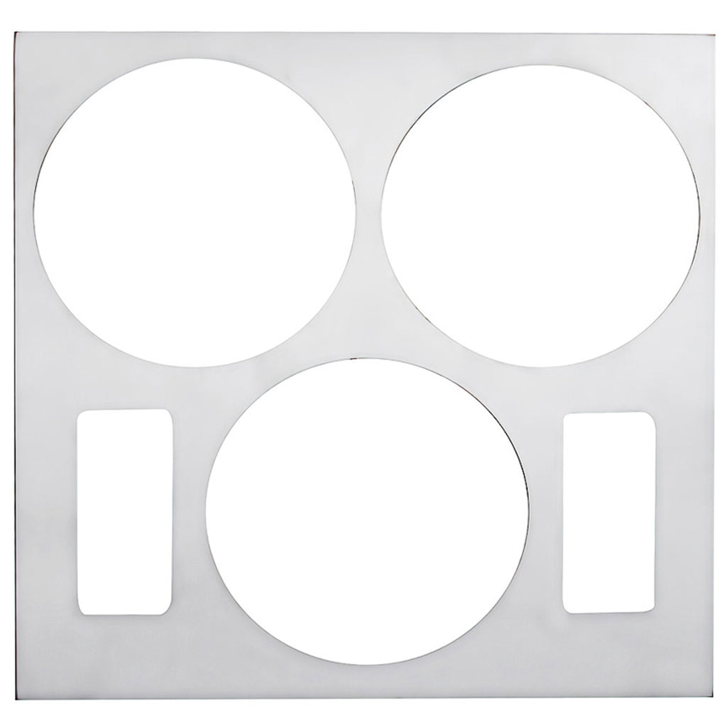 United Pacific - Stainless Steel Volvo A/C Control Trim