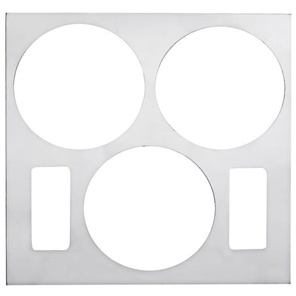 United Pacific - Stainless Steel Volvo A/C Control Trim