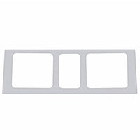 United Pacific - Stainless Steel Volvo Lower Dash Trim (Left or Right Side)