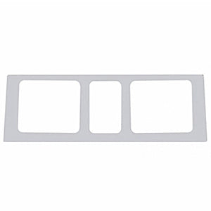 United Pacific - Stainless Steel Volvo Lower Dash Trim (Left or Right Side)