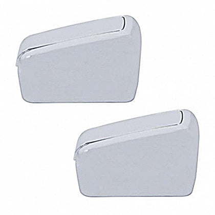 United Pacific - Chrome Plastic Interior Door Handle Knobs For Volvo (Pair)