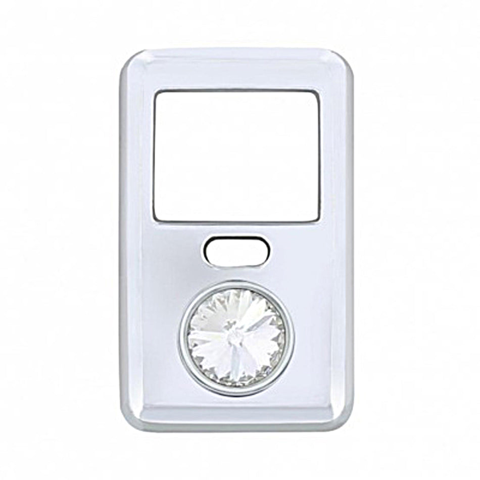 Rocker Switch Cover With Crystal For 1998-2018 Volvo VNL (Amber, Blue, Clear, Green, Purple or Red Crystal)