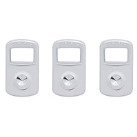 Rocker Switch Cover For Kenworth/Peterbilt - Indented, Blue, Clear, Green, Purple or Red Crystal (Card of 3)