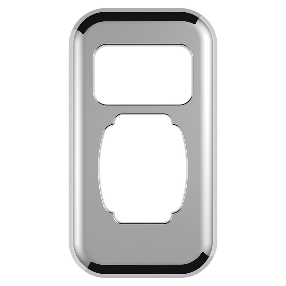 United Pacific - Chrome Plastic Dimmer Switch Trim For Peterbilt