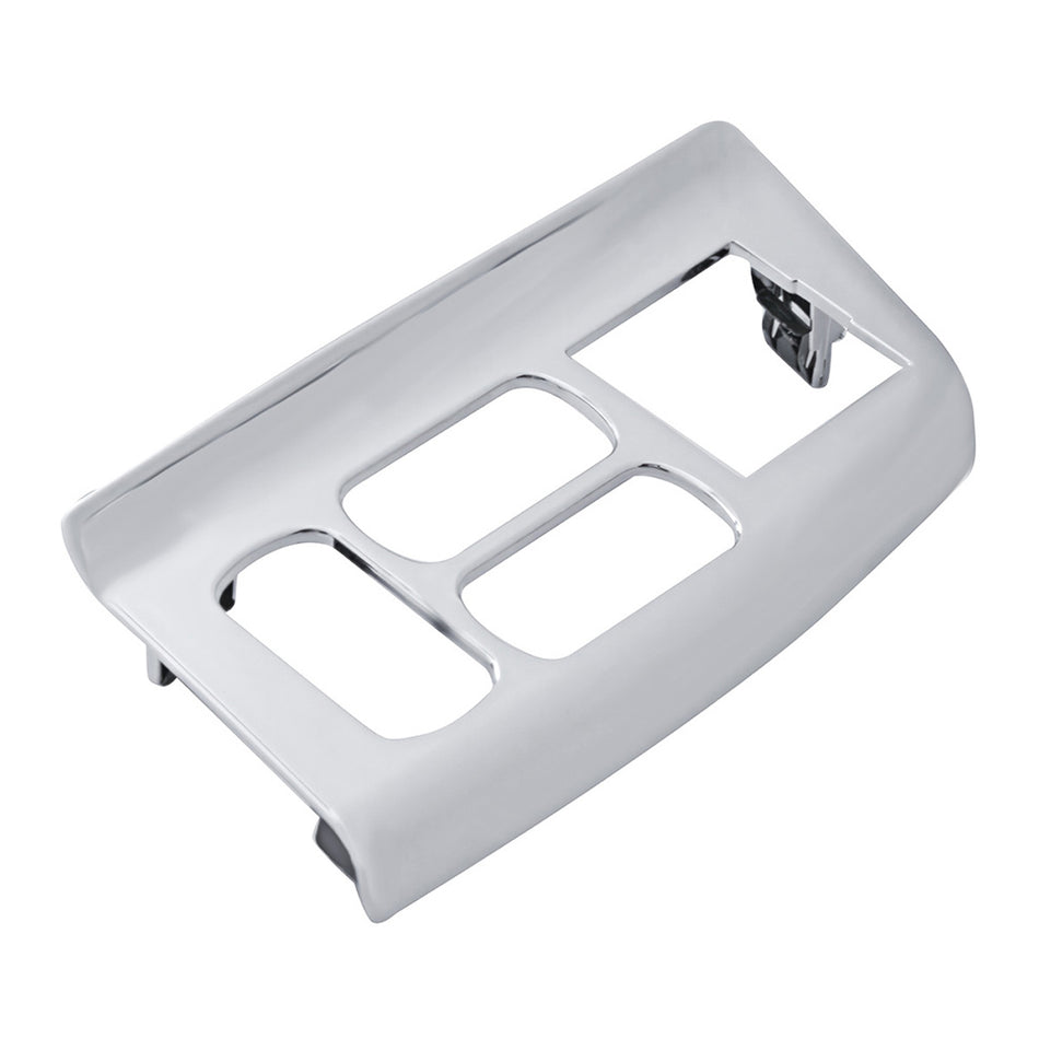 Chrome Plastic Window Switch Panel For 1999-2010 Peterbilt 387 (Driver or Passenger Side)