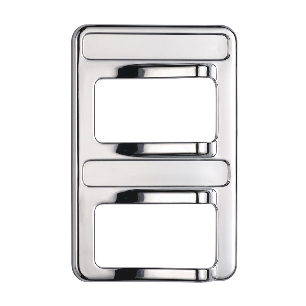 Chrome Rocker Switch Cover For Peterbilt 579 (2012-2019) & 567 (2014-2019) - 2 Switches