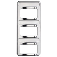 Chrome 3-Rocker Switch Cover For Peterbilt 579 (2012-2019) & 567 (2014-2019) - 3 Switches