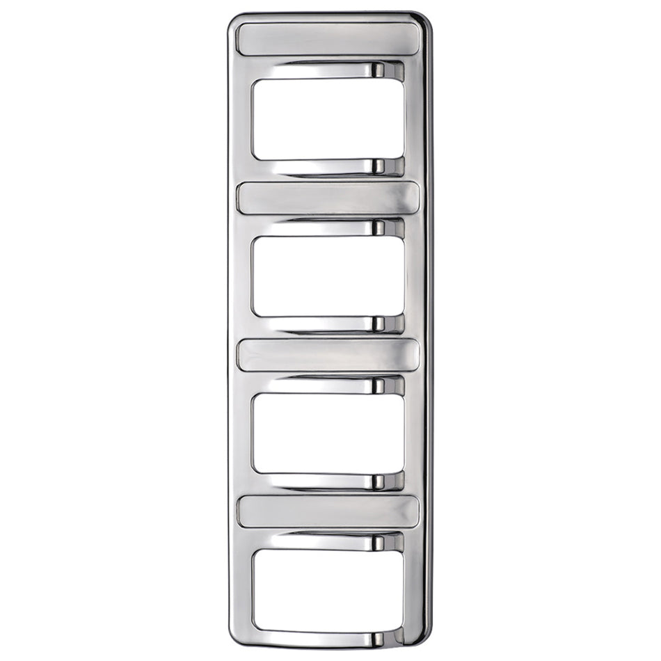 Chrome 4-Rocker Switch Cover For Peterbilt 579 (2012-2019) & 567 (2014-2019) - 4 Switches