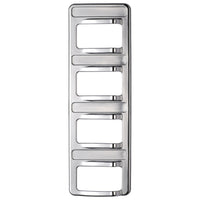 Chrome 4-Rocker Switch Cover For Peterbilt 579 (2012-2019) & 567 (2014-2019) - 4 Switches