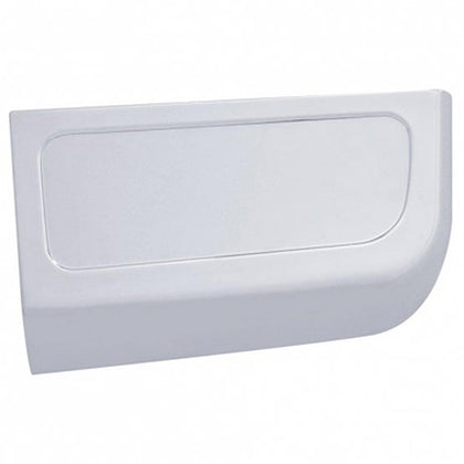 Chrome Plastic Dash Storage Compartment Flip Cover W/Indent For 1998-2002 Freightliner Century