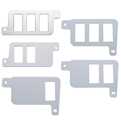 United Pacific - Freightliner Lower Bottom Dash Switch Panel (1, 2 or 3 Openings) - Left or Right Side