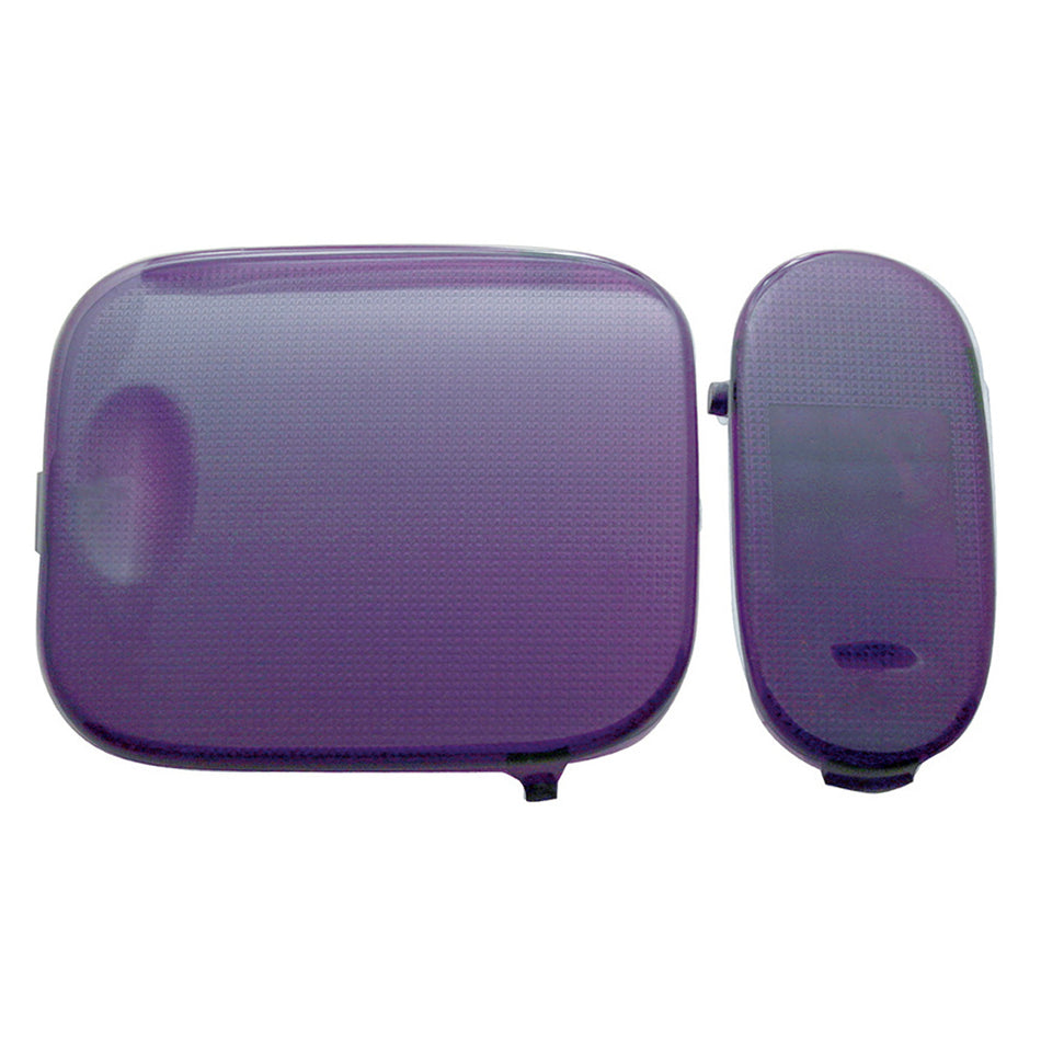 Dome Light Lens 2-Piece Set For 2006+ Freightliner Columbia And Coronado (Clear, Green, Purple or Red)