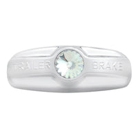 Trailer Brake Cover W/Crystal For Freightliner Century (1996-2011), Columbia (2001-2017) - Blue, Clear, Green, Purple or Red