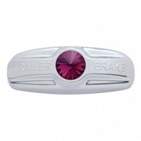 Trailer Brake Cover W/Crystal For Freightliner Century (1996-2011), Columbia (2001-2017) - Blue, Clear, Green, Purple or Red