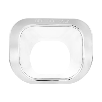 United Pacific - Chrome Plastic DEF Filler Trim For 2012-2021 Peterbilt 579