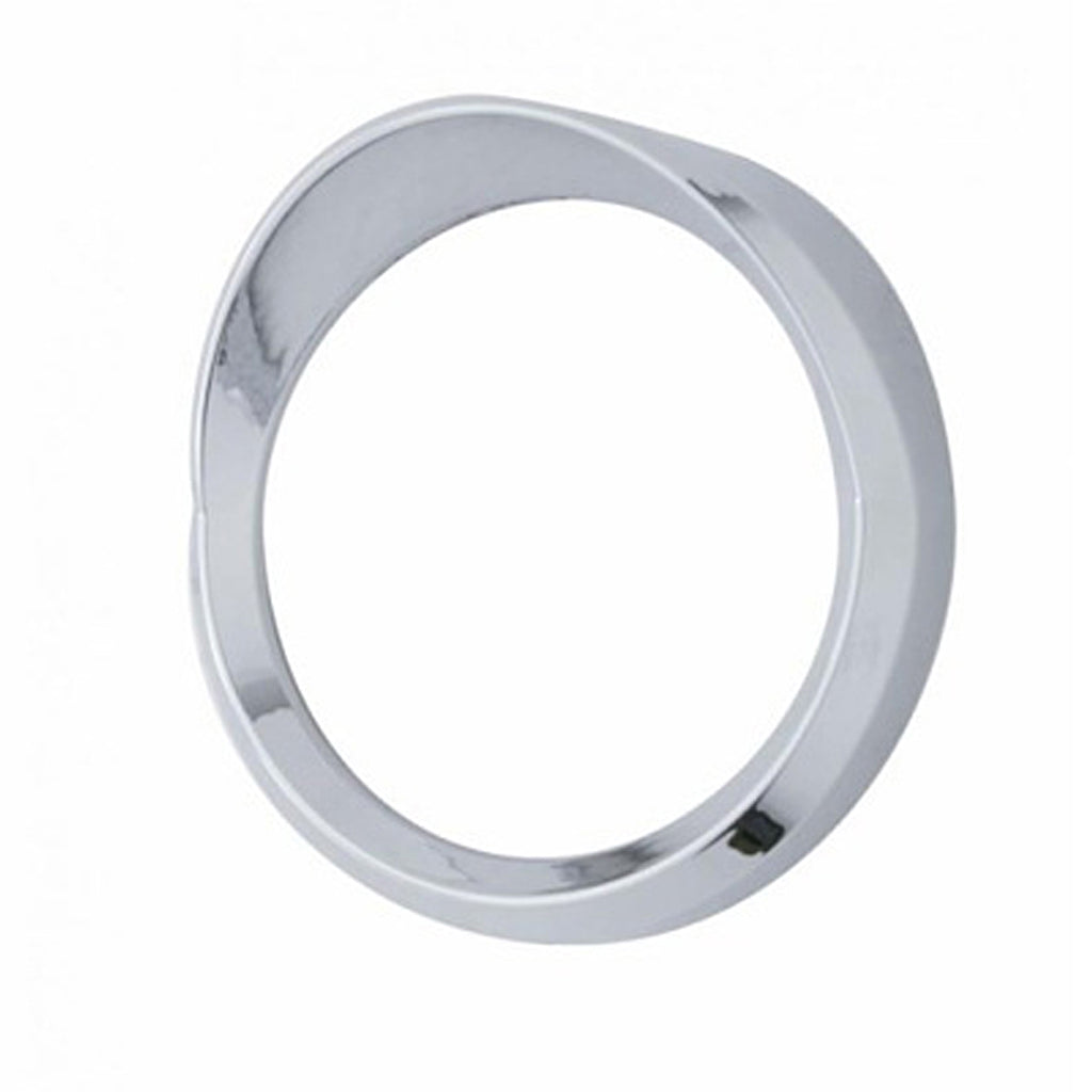 Chrome Plastic Speed/Tachometer Gauge Bezel With Visor For 2000-2007 International 9900IX/9900I/9400I/9200I