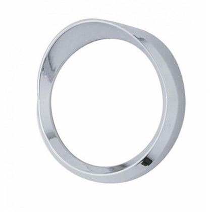 Chrome Plastic Speed/Tachometer Gauge Bezel With Visor For 2000-2007 International 9900IX/9900I/9400I/9200I