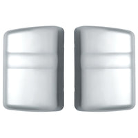 Chrome Plastic Bottom Mirror Post Covers For 2000-2010 International 9200I/9400I/9900I (Pair)
