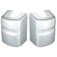 Chrome Plastic Bottom Mirror Post Covers For 2000-2010 International 9200I/9400I/9900I (Pair)