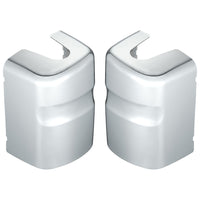 Chrome Plastic Bottom Mirror Post Covers For 2000-2010 International 9200I/9400I/9900I (Pair)