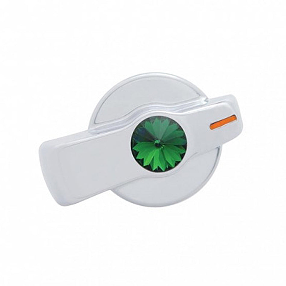 A/C Knob (Newer Model) For 2005-2010 Freightliner (Indented, Amber, Blue, Clear, Green, Purple or Red Crystal)