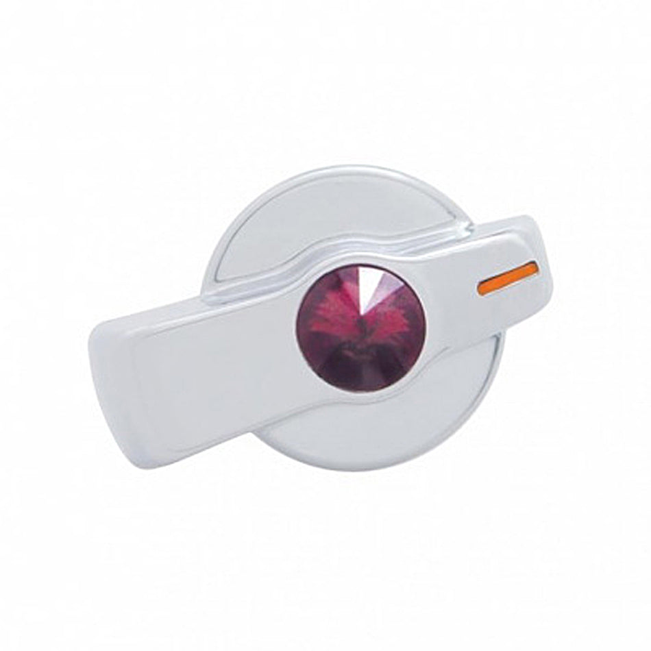A/C Knob (Newer Model) For 2005-2010 Freightliner (Indented, Amber, Blue, Clear, Green, Purple or Red Crystal)