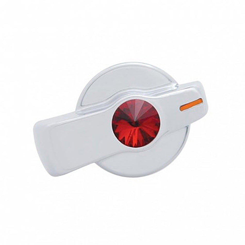 A/C Knob (Newer Model) For 2005-2010 Freightliner (Indented, Amber, Blue, Clear, Green, Purple or Red Crystal)
