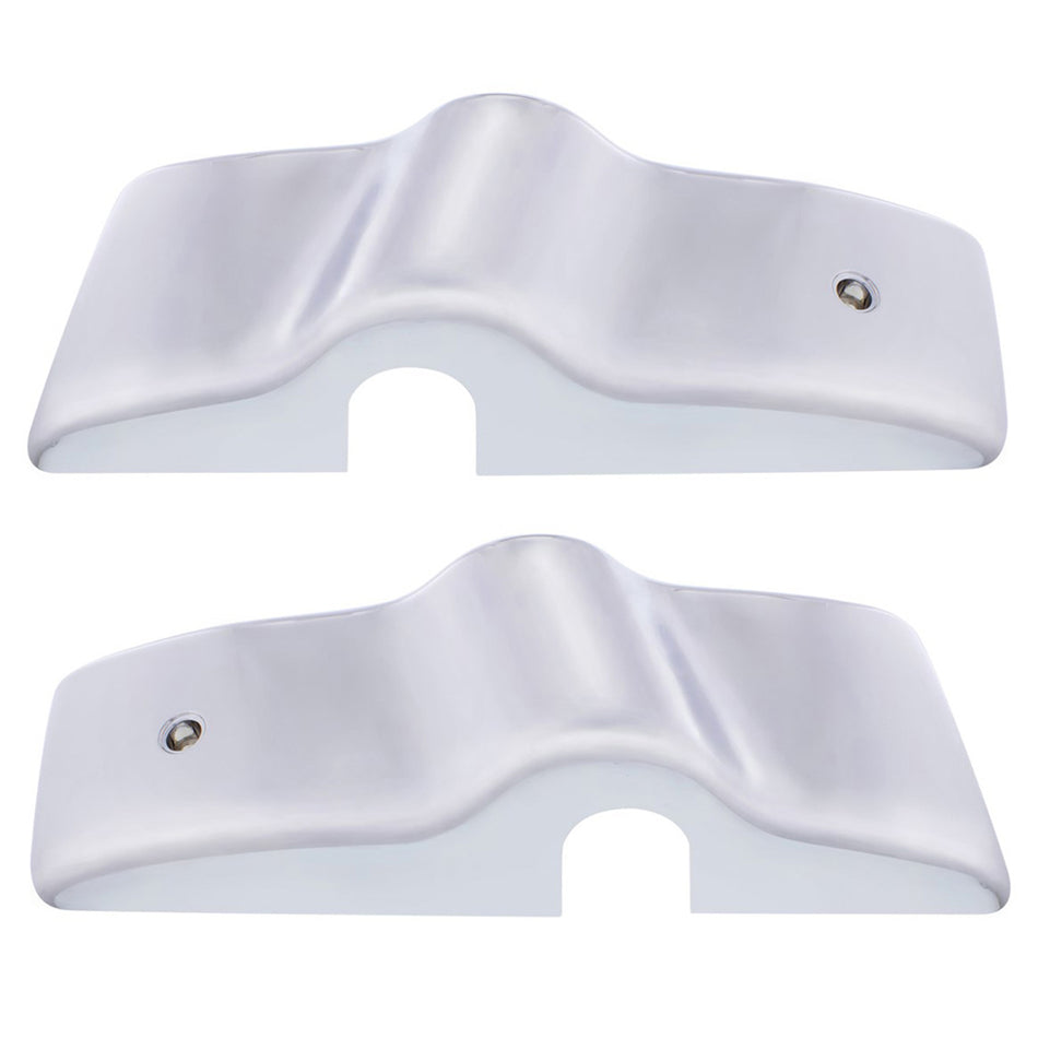 Chrome Plastic Bottom Mirror Post Cover For 1996-2010 Freightliner Century (Driver or Passenger Side)