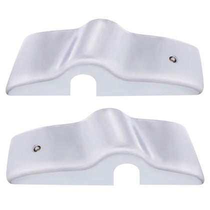 Chrome Plastic Bottom Mirror Post Cover For 1996-2010 Freightliner Century (Driver or Passenger Side)