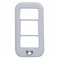 Rocker Switch Cover With 3 Openings & Crystal For Freightliner (3-Pack) - Various Crystal Colors