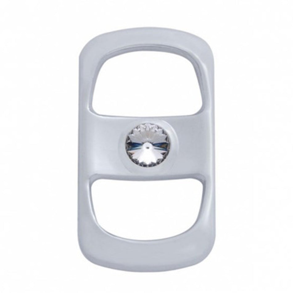 Rocker Switch Cover For Freightliner (3-Pack) - Plain, Blue, Clear or Red Crystal - Berube's Truck Accessories